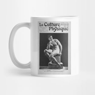 LA CULTURE PHYSIQUE - Vintage Physique Muscle Male Model Magazine Cover Mug